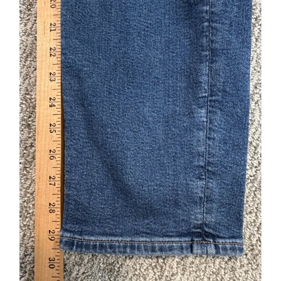 American Eagle Jeans Womens 10 Regular Strigid Curvy Mom Jean Stretch Denim Blue - Picture 6 of 7